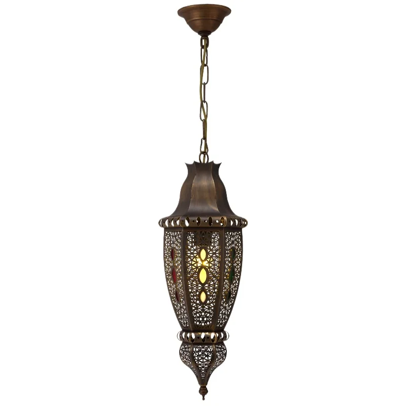 Arabian copper chandelier, hollow copper flower bedroom lighting South East Asia style solder chandelier
Arabian copper chandelier, hollow copper flower bedroom lighting South East Asia style solder chandelier