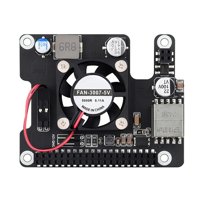 For RDK X5 Poe HAT With Fan+Heatsink For D-Robotics RDK X5 Motherboard IEEE 802.3Af/At Expansion Board
For RDK X5 Poe HAT With Fan+Heatsink For D-Robotics RDK X5 Motherboard IEEE 802.3Af/At Expansion Board
