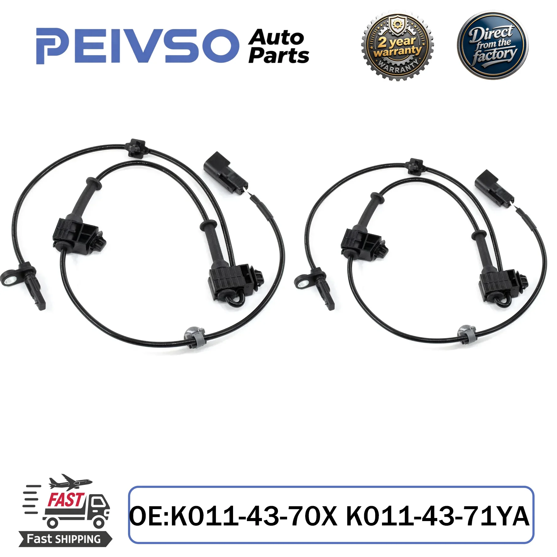 K011-43-70X K011-43-71YA New ABS Wheel Speed Sensor Front Rear LH/RH For Mazda 6 2014-2019 Cx-5 2013-2015 ALS2880 ALS2879
K011-43-70X K011-43-71YA New ABS Wheel Speed Sensor Front Rear LH/RH For Mazda 6 2014-2019 Cx-5 2013-2015 ALS2880 ALS2879