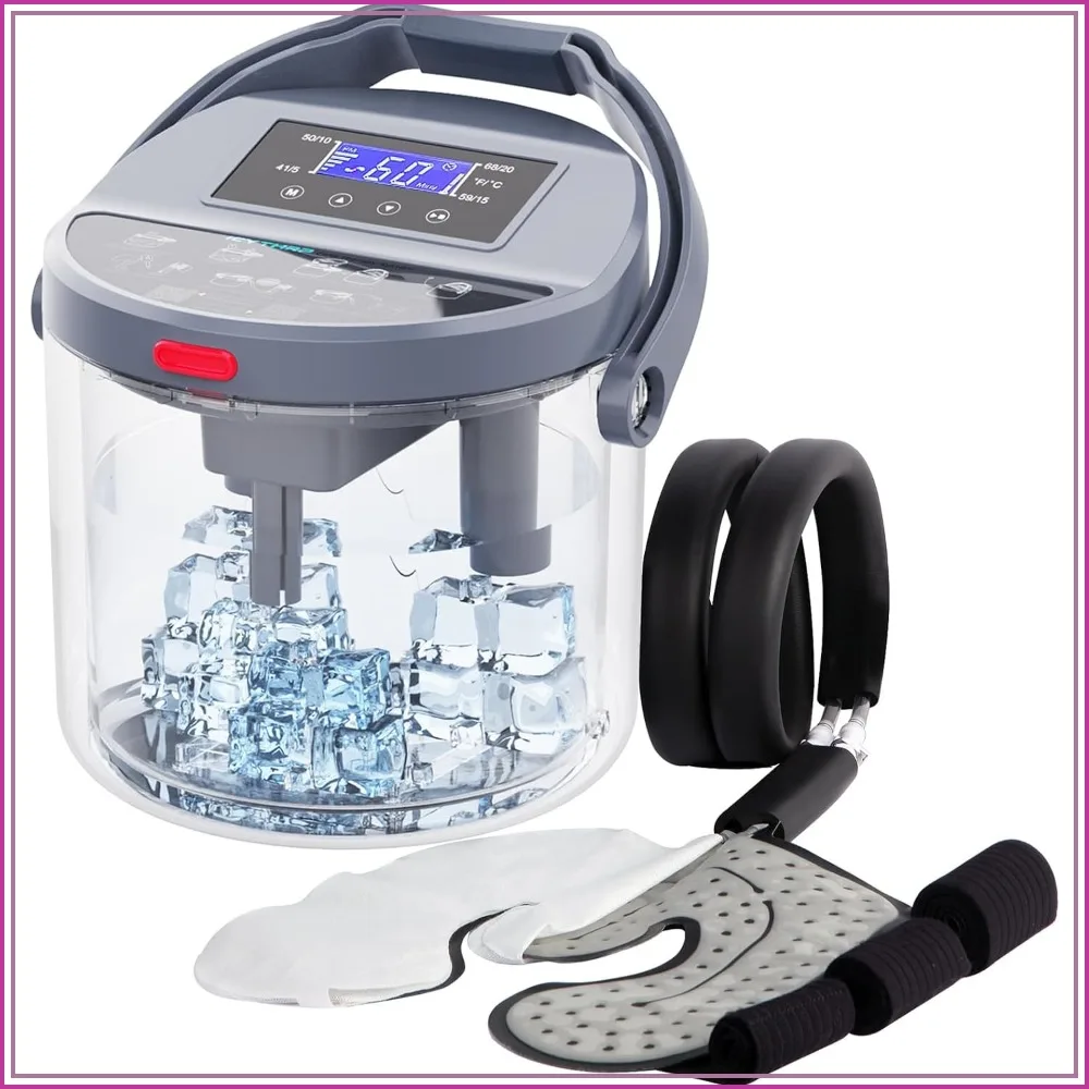 Cold Therapy Machine with Programmable Timer for Knee Replacement Recovery, Cryotherapy Pain Relief with Compression Pad for Shoulder, Ankle
Cold Therapy Machine with Programmable Timer for Knee Replacement Recovery, Cryotherapy Pain Relief with Compression Pad for Shoulder, Ankle