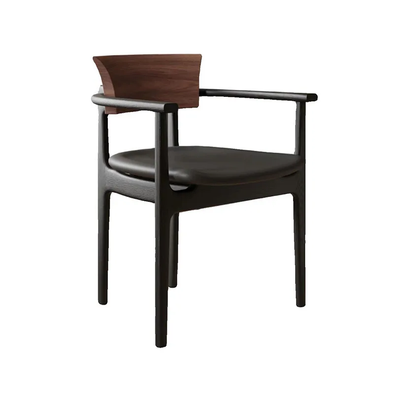 Medieval ash wood dining chair retro solid wood black dining chair simple light luxury back chair designer armchair
Medieval ash wood dining chair retro solid wood black dining chair simple light luxury back chair designer armchair