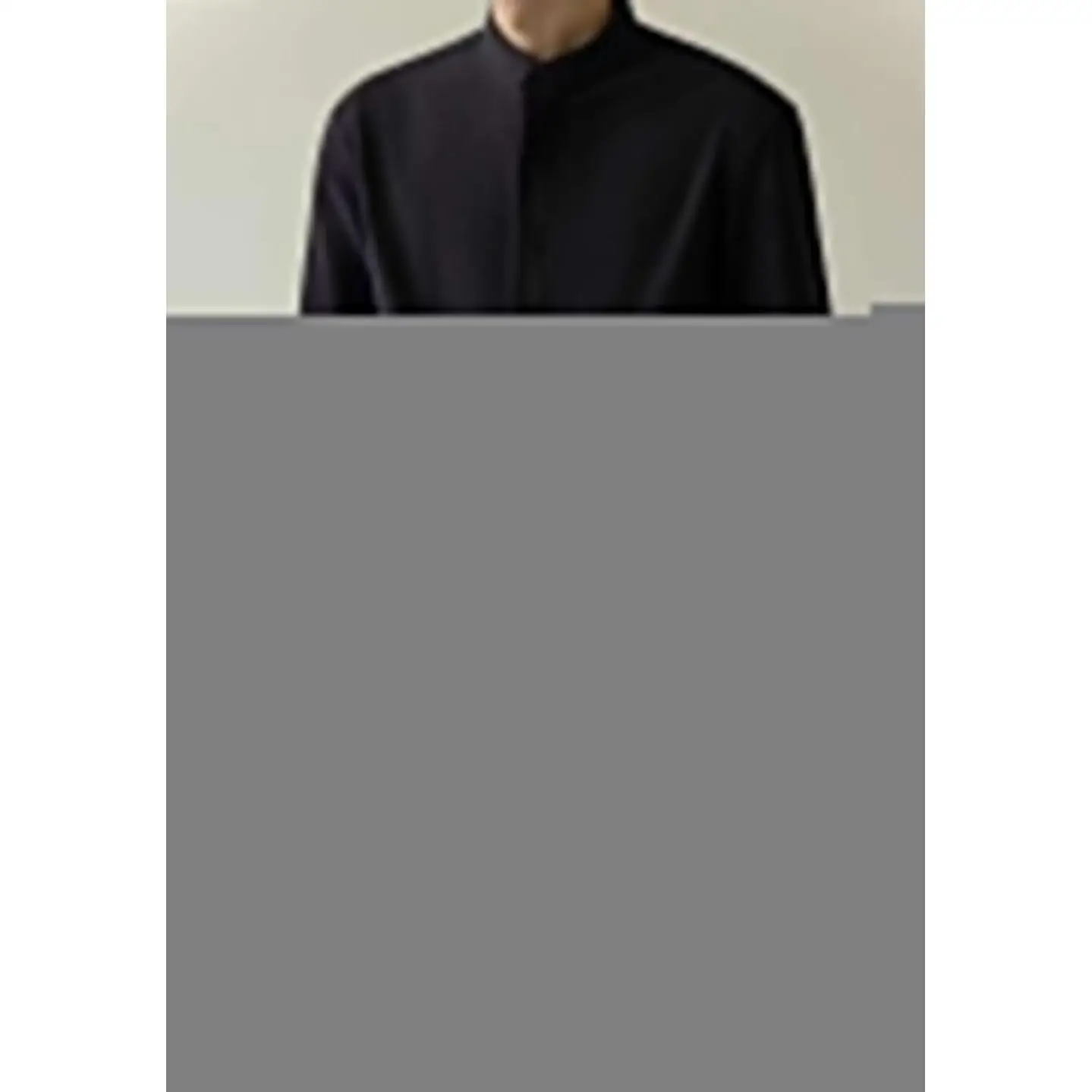 New Chinese Style Stand Collar Long Sleeve Loose Men's Casual Shirt Black Versatile Fashionable Polyester Fiber Spring Autumn
New Chinese Style Stand Collar Long Sleeve Loose Men's Casual Shirt Black Versatile Fashionable Polyester Fiber Spring Autumn