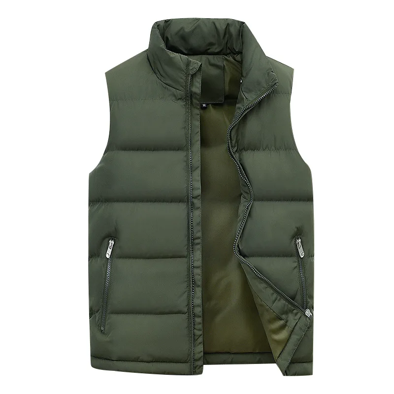 Army Green Cotton Vest Men Thermal Quilted Vest Male Winter Thick Waistcoat Boys Casual Sleeveless Coat Oversize 6xl Outerwear
Army Green Cotton Vest Men Thermal Quilted Vest Male Winter Thick Waistcoat Boys Casual Sleeveless Coat Oversize 6xl Outerwear