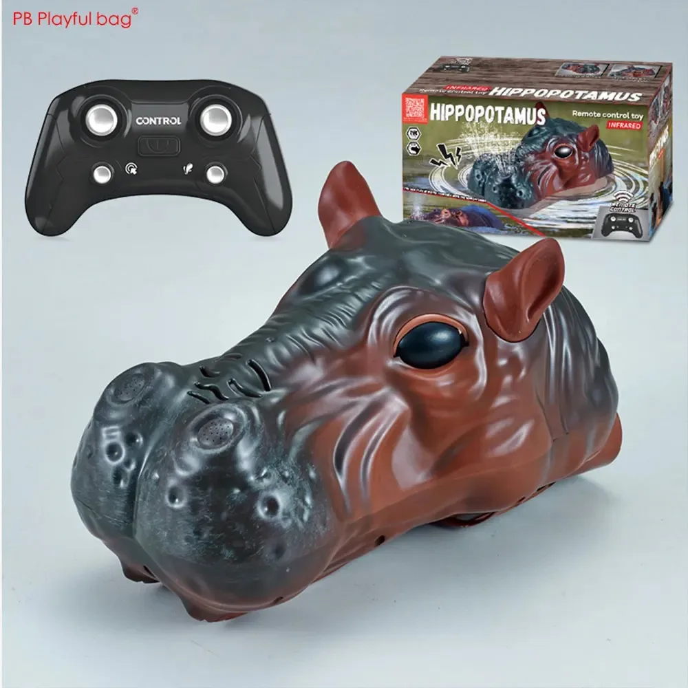 2.4GHz Hippo RC Boat Double Propeller Simulation Hippopotamus Remote Control Boat Model Toy Gifts For Boys Girls
2.4GHz Hippo RC Boat Double Propeller Simulation Hippopotamus Remote Control Boat Model Toy Gifts For Boys Girls