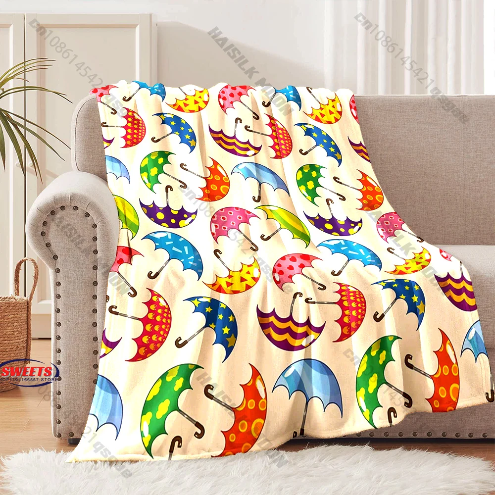 Colorful Umbrella Pattern Blanket Multiple sizes kid's and adults' bedroom living room sofa decor blanket, Exquisite gift
Colorful Umbrella Pattern Blanket Multiple sizes kid's and adults' bedroom living room sofa decor blanket, Exquisite gift