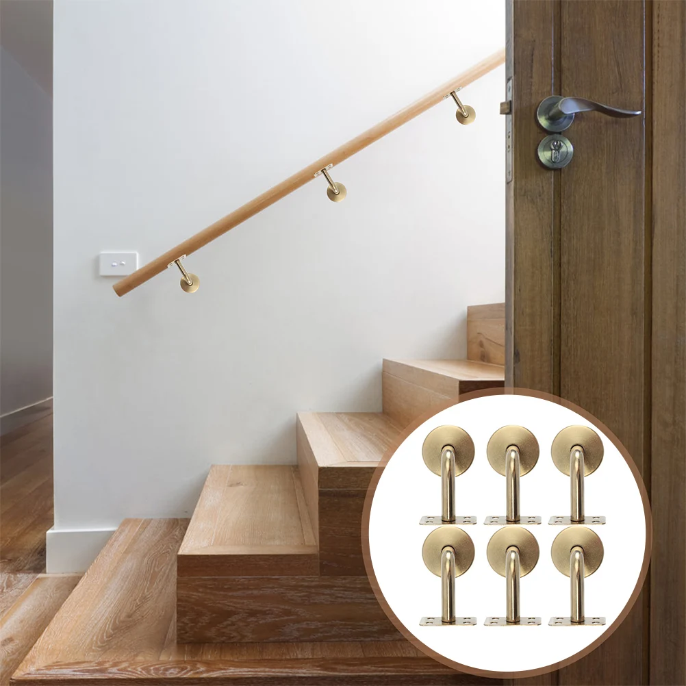6 Pcs Handrail Brackets Stainless Steel Support for Stairs Indoor Square Railings BanisterBracket StairwayRailing
6 Pcs Handrail Brackets Stainless Steel Support for Stairs Indoor Square Railings BanisterBracket StairwayRailing