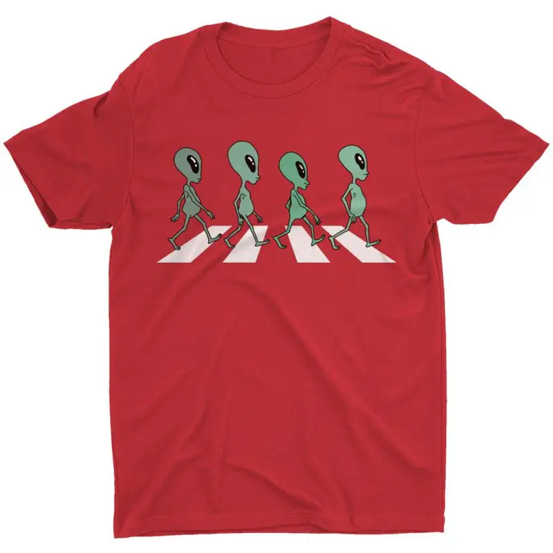 Футболка Alien Crosswalk с забавным юмором, мужская хлопковая футболка с блюдцем
Футболка Alien Crosswalk с забавным юмором, мужская хлопковая футболка с блюдцем