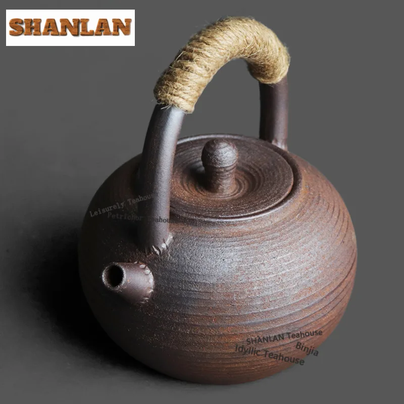 Чайник из грубой керамики для кипячения воды, японский, большой емкости, для заваривания чая, здоровый чайник для электрических керамических плит и кафе
Чайник из грубой керамики для кипячения воды, японский, большой емкости, для заваривания чая, здоровый чайник для электрических керамических плит и кафе