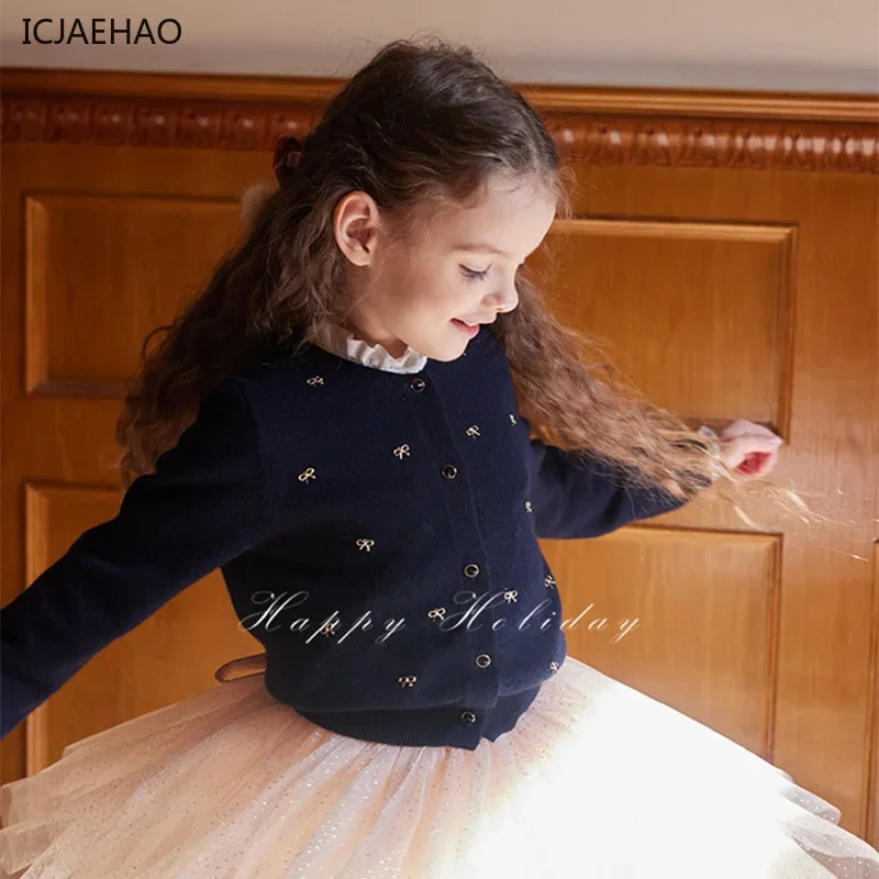 ICJAEHAO 2024 Girl Clothing Matching Autumn and Winter New Top Wool Sweater Outfit Bow with Diamond Knitted Cardigan Clothes
ICJAEHAO 2024 Girl Clothing Matching Autumn and Winter New Top Wool Sweater Outfit Bow with Diamond Knitted Cardigan Clothes