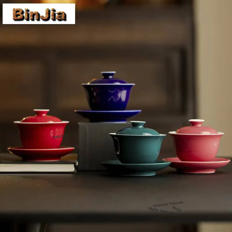 130ml Original Mineral Colored Thin Tire Gaiwan Zen Tea Tureen Tea Bowl With Lid Kit Tea Maker Cover Bowl Drinkware Decoration
130ml Original Mineral Colored Thin Tire Gaiwan Zen Tea Tureen Tea Bowl With Lid Kit Tea Maker Cover Bowl Drinkware Decoration