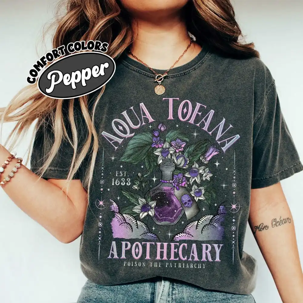 Женская правая рубашка в стиле ретро Aqua Tofana Apothecary Destroy the Patriarchy, подарок для любителей книг, повседневный топ Y2K, модная уличная одежда на каждый день
Женская правая рубашка в стиле ретро Aqua Tofana Apothecary Destroy the Patriarchy, подарок для любителей книг, повседневный топ Y2K, модная уличная одежда на каждый день