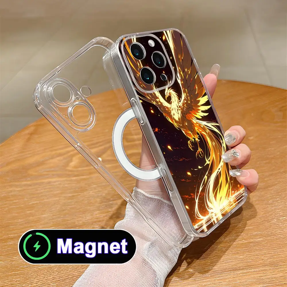 Luxury Phoenix Phone Case for iPhone 17 16 15 14 13 12 11 Air Pro Max Plus Mini Soft TPU Clear Magsafe Cover
Luxury Phoenix Phone Case for iPhone 17 16 15 14 13 12 11 Air Pro Max Plus Mini Soft TPU Clear Magsafe Cover
