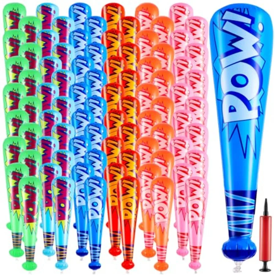Carnival game prizes inflatable baseball bats mixed colors 17-inch lightweight blow-up design for kids
Carnival game prizes inflatable baseball bats mixed colors 17-inch lightweight blow-up design for kids