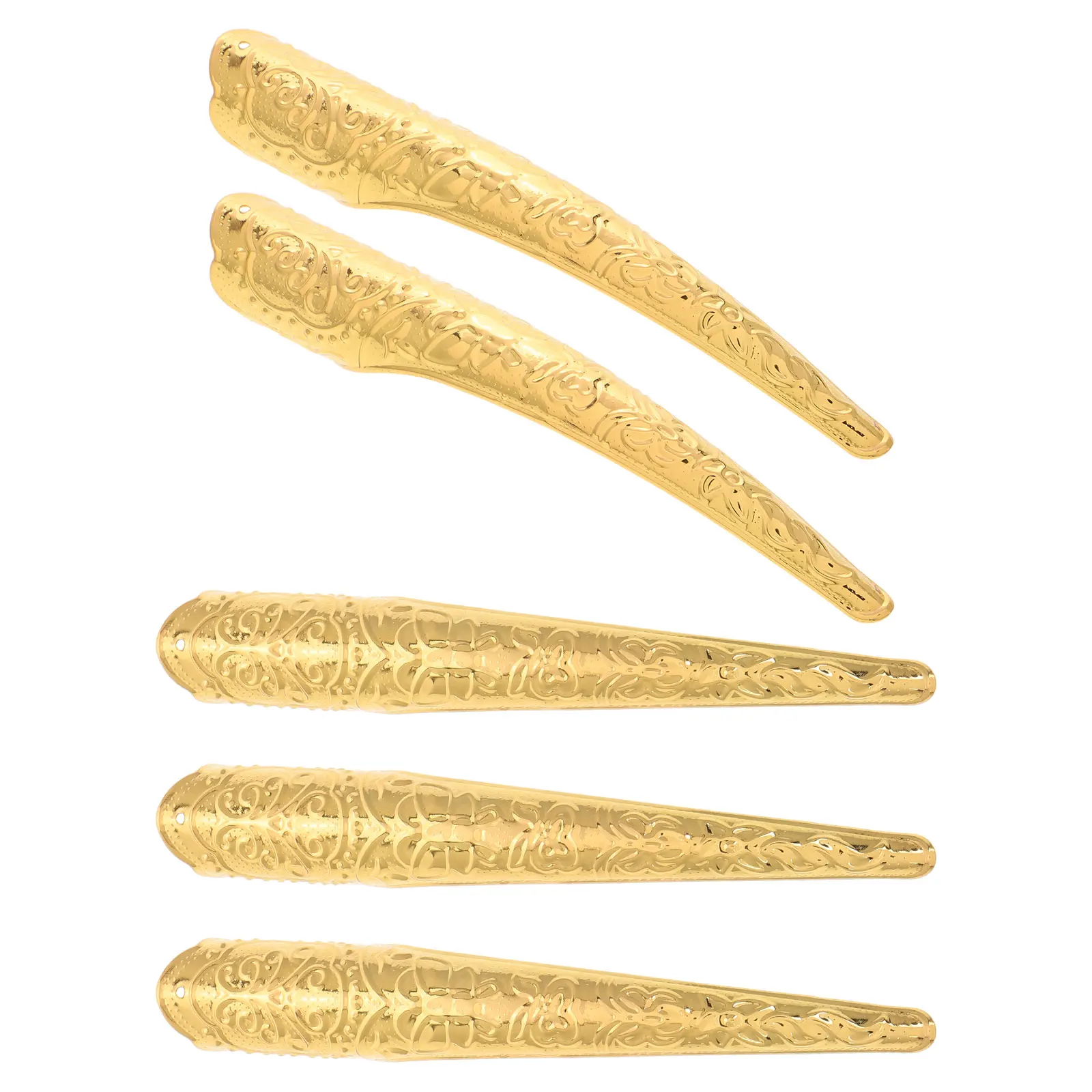 5Pcs Finger Nail Tip Claw Rings Alloy Halloween Cosplay Accessories Lightweight Nail Covers Party Supply Performance Props
5Pcs Finger Nail Tip Claw Rings Alloy Halloween Cosplay Accessories Lightweight Nail Covers Party Supply Performance Props