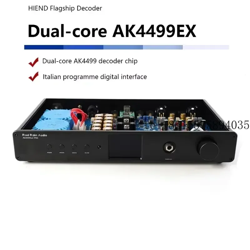 Hot Signature Audio Decoder Dual AK4499EX DAC QCC3084 Bluetooth 5.4 HIFI Audio Decoder AMANERO USB Daughter Card DSD512
Hot Signature Audio Decoder Dual AK4499EX DAC QCC3084 Bluetooth 5.4 HIFI Audio Decoder AMANERO USB Daughter Card DSD512