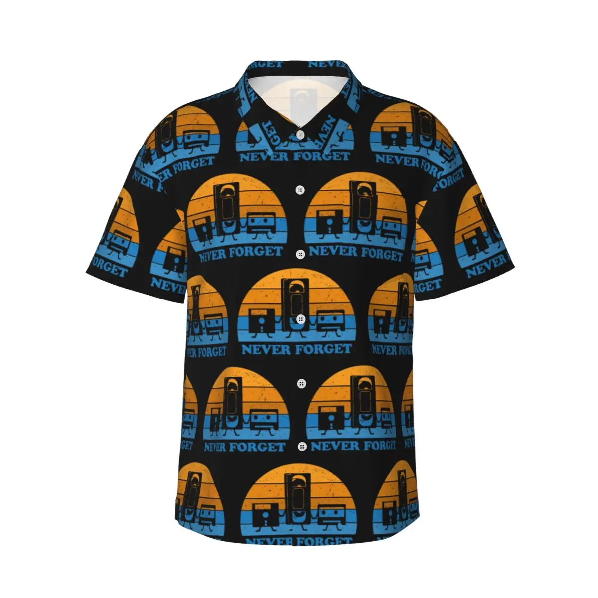 Never Forget -Floppy Disk Cassette VHS Tape Men's Shirts Hawaiian Short Sleeve Shirt Funny Button Tops for Summer Beach
Never Forget -Floppy Disk Cassette VHS Tape Men's Shirts Hawaiian Short Sleeve Shirt Funny Button Tops for Summer Beach