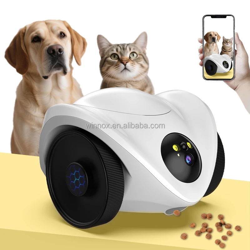 Ai-powered Pet Cameras & Auto Feeders Smart Dog Treat Camera Snack Feeding Pet Companion Robot with Laser Auto Walk Monitoring
Ai-powered Pet Cameras & Auto Feeders Smart Dog Treat Camera Snack Feeding Pet Companion Robot with Laser Auto Walk Monitoring