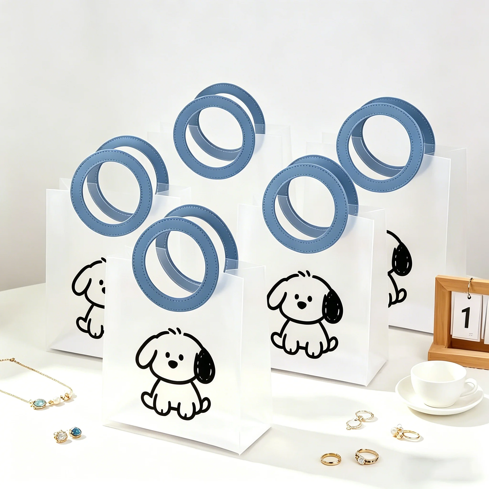 Custom Logo Pvc Transparent Frosted Plastic Tote Small Jewelry Package Bag Thank Your Welcome Bags for Wedding Baby Shower Guest
Custom Logo Pvc Transparent Frosted Plastic Tote Small Jewelry Package Bag Thank Your Welcome Bags for Wedding Baby Shower Guest