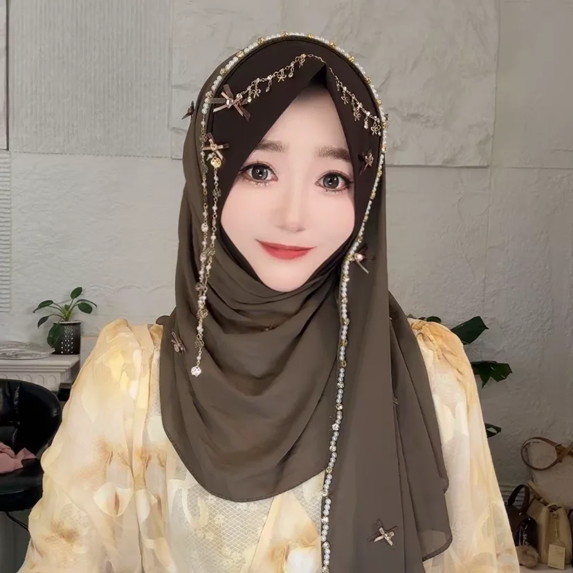 Luxury Fashion 2026 New Wraps Muslim Women Hijab Cover
Luxury Fashion 2026 New Wraps Muslim Women Hijab Cover