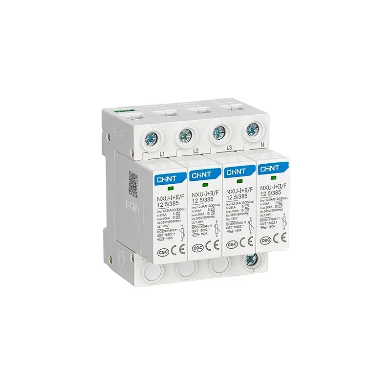 Chint Electronic SPD 275V/385V 25KA 50KA Surge Protection Device 3P+3P+N for Solar Systems Cgc Surge Protective Device
Chint Electronic SPD 275V/385V 25KA 50KA Surge Protection Device 3P+3P+N for Solar Systems Cgc Surge Protective Device