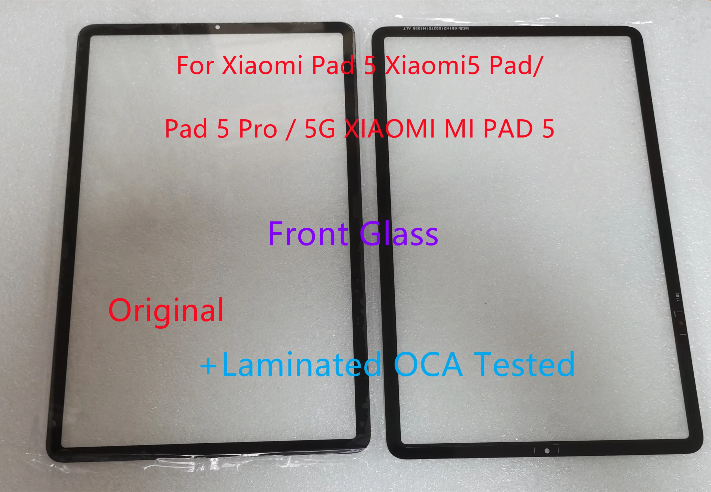 AAAAA New 11''Inch For Xiaomi Pad 5 Xiaomi5 Pad/ Pad 5 Pro / XIAOMI 5 PAD 5G Front Glass Touch Screen + Laminated OCA Tested
AAAAA New 11''Inch For Xiaomi Pad 5 Xiaomi5 Pad/ Pad 5 Pro / XIAOMI 5 PAD 5G Front Glass Touch Screen + Laminated OCA Tested