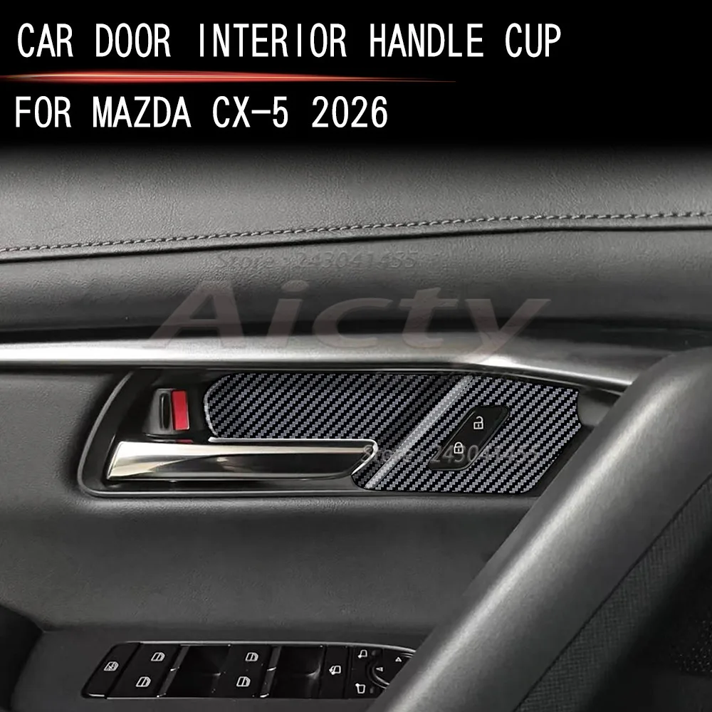 For Mazda CX-5 CX5 2026 2027 Carbon Fiber ABS Car Door Handle Bowl Cover Trim Anti-scratch Door Wrist Protector Accessories
For Mazda CX-5 CX5 2026 2027 Carbon Fiber ABS Car Door Handle Bowl Cover Trim Anti-scratch Door Wrist Protector Accessories