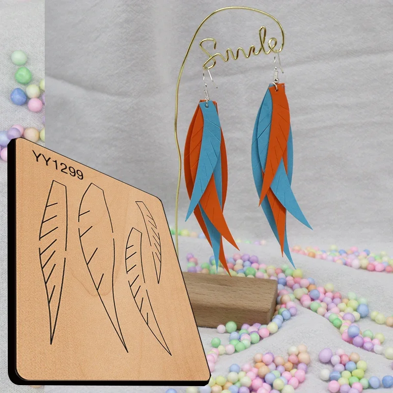 Wooden die-cutting die multiple earring die YY1299 compatible with most manual die-cutting
Wooden die-cutting die multiple earring die YY1299 compatible with most manual die-cutting