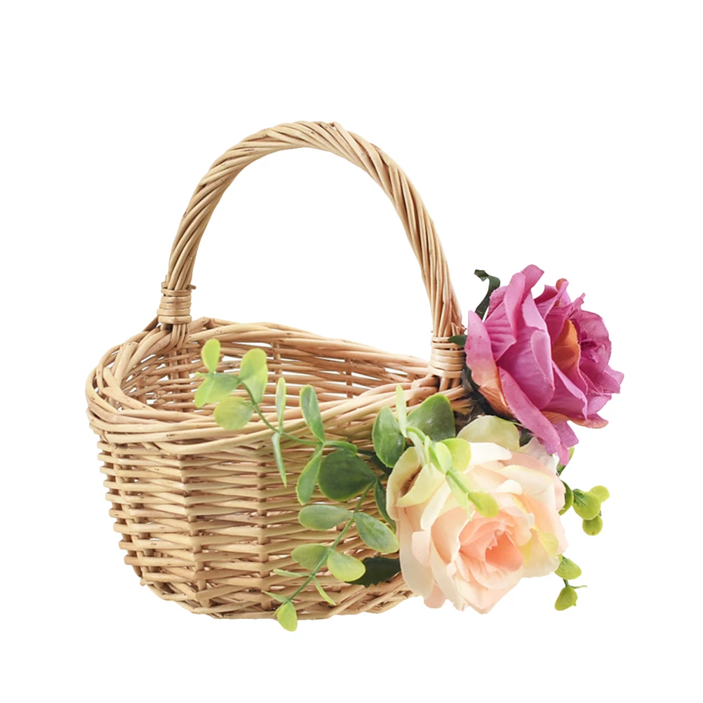 Flower Basket Wedding Rattan Vintage Rustic Flower Basket Decor Baskets Bridal Petals Holder Special Occasions
Flower Basket Wedding Rattan Vintage Rustic Flower Basket Decor Baskets Bridal Petals Holder Special Occasions