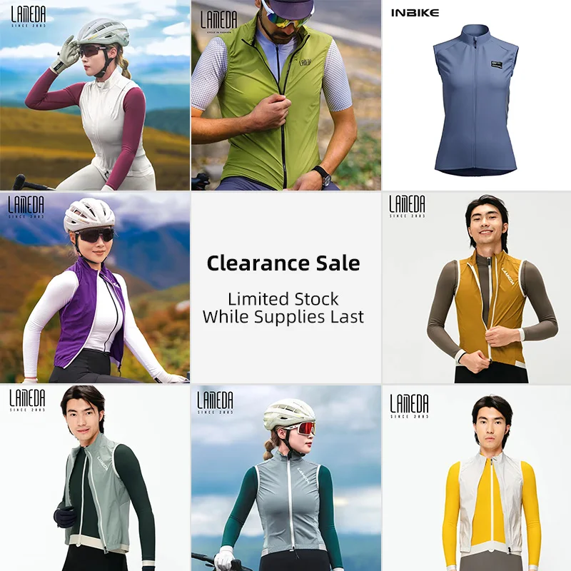 LAMEDA Cycling Vest Thin Light Men's Vest Windproof Waterproof Cycling Jersey Spring Autumn Breathable Cycling Clothes
LAMEDA Cycling Vest Thin Light Men's Vest Windproof Waterproof Cycling Jersey Spring Autumn Breathable Cycling Clothes