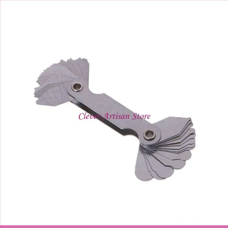 E06B 32pcs/set R1-6.5A7C10 Stainless Steel Radius Gauge Fillet Gauge Sample R Gauge with 1-6.5 for Industrial
E06B 32pcs/set R1-6.5A7C10 Stainless Steel Radius Gauge Fillet Gauge Sample R Gauge with 1-6.5 for Industrial