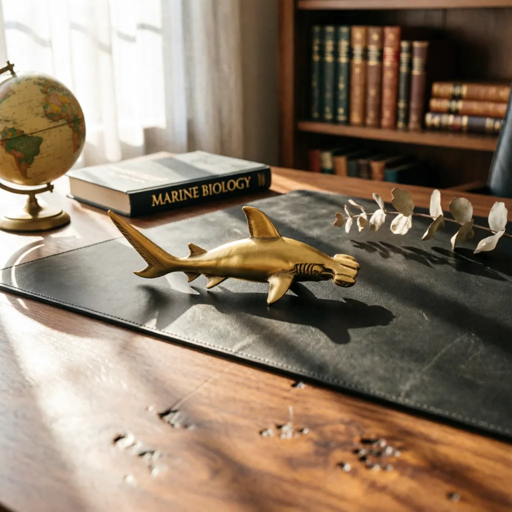 Hammerhead Shark Figurine Collectible Brass Shark Sculpture Decor High Quality Sturdy for Collectors, Desk, Bookshelf
Hammerhead Shark Figurine Collectible Brass Shark Sculpture Decor High Quality Sturdy for Collectors, Desk, Bookshelf