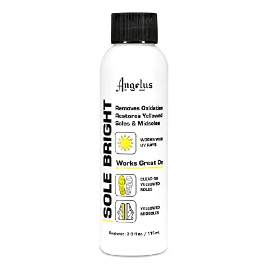 Sole Bright 3.9 oz, White Sole Shoe Cleaner, Effectively Removes Yellowing and Restores Original Look - Shoe Sole Whitener for
Sole Bright 3.9 oz, White Sole Shoe Cleaner, Effectively Removes Yellowing and Restores Original Look - Shoe Sole Whitener for