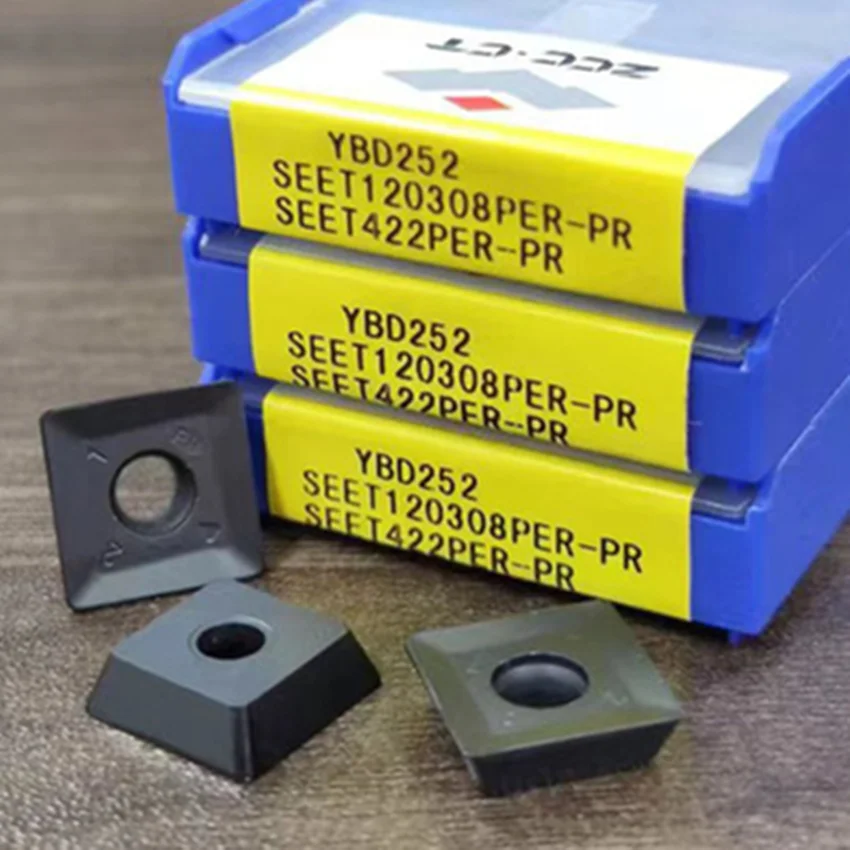 SEET120308PER-PR YBD152/SEET120308PER-PR YBD252 ZCC.CT SEET120308PER-PR CNC blade carbide inserts milling inserts 10pcs/box
SEET120308PER-PR YBD152/SEET120308PER-PR YBD252 ZCC.CT SEET120308PER-PR CNC blade carbide inserts milling inserts 10pcs/box