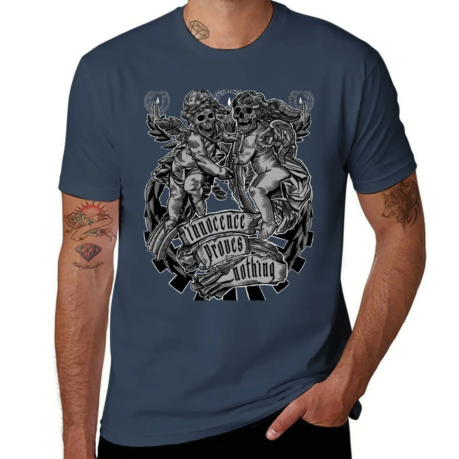 Innocence proves nothing T-Shirt Regular Fit Plain Tee Shirt
Innocence proves nothing T-Shirt Regular Fit Plain Tee Shirt