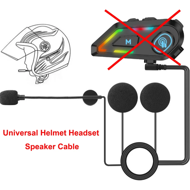 1PCS Universal Helmet Bluetooth Headset Speaker Cable Hard/Soft Marking Speaker TPC Interface Intercom Headphones Accessories
1PCS Universal Helmet Bluetooth Headset Speaker Cable Hard/Soft Marking Speaker TPC Interface Intercom Headphones Accessories
