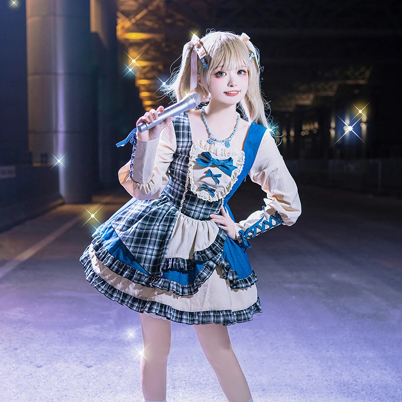 Sweet Cool Spice Sexy Girl Denim Dress Short Song Dresses Harujuku Japanese Anime Kawaii Long Sleeve Spring Cute Op
Sweet Cool Spice Sexy Girl Denim Dress Short Song Dresses Harujuku Japanese Anime Kawaii Long Sleeve Spring Cute Op