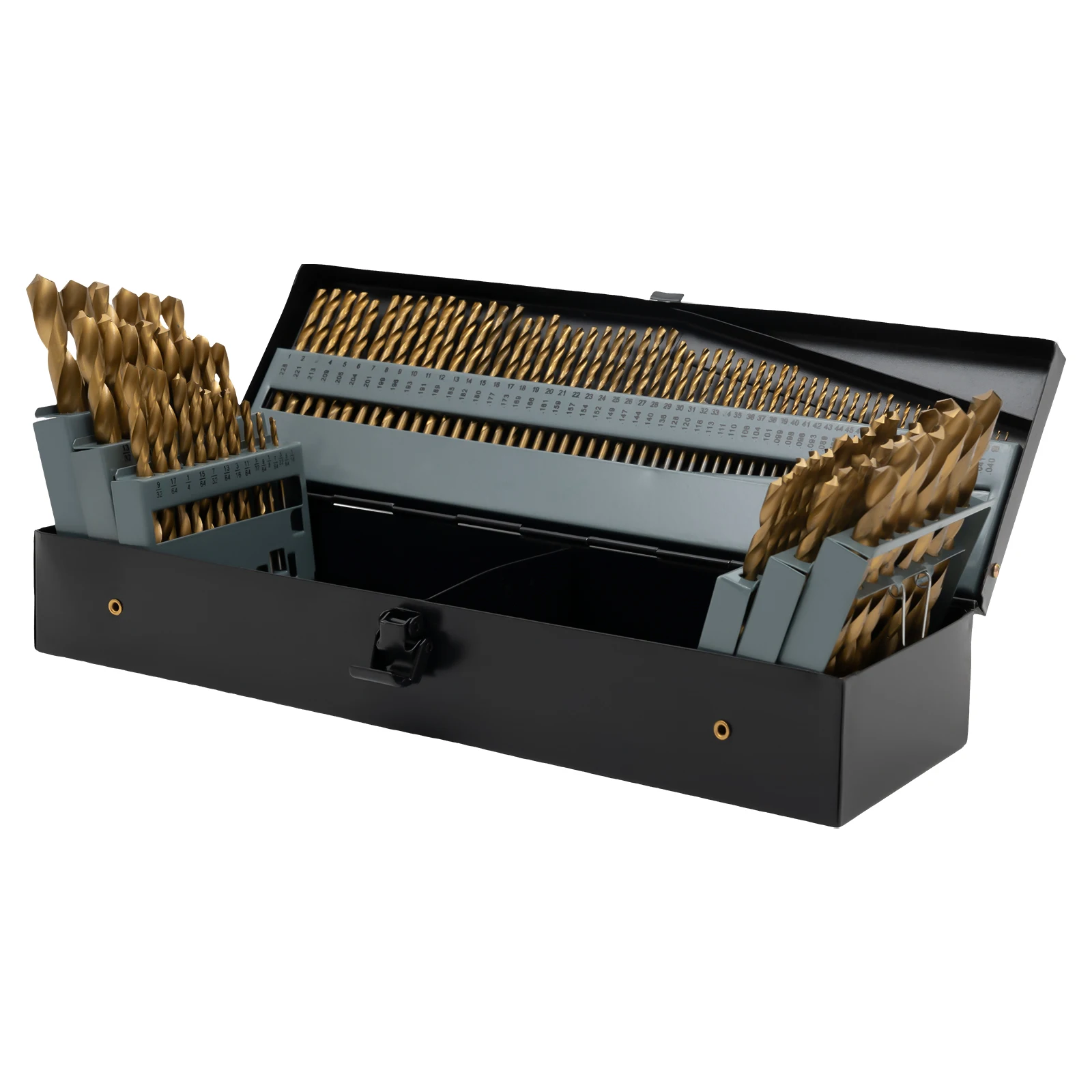 Drill Bit Set, Cobalt Drill Bit Set, Twist Drill, 115 PCS High-Speed Steel, Wear Resistant, Multi Size, Professional Woodworking, for Cutting Stainless Steel, Cast Iron, Titanium Alloy, Hard Plastic, Value Kit
Drill Bit Set, Cobalt Drill Bit Set, Twist Drill, 115 PCS High-Speed Steel, Wear Resistant, Multi Size, Professional Woodworking, for Cutting Stainless Steel, Cast Iron, Titanium Alloy, Hard Plastic, Value Kit