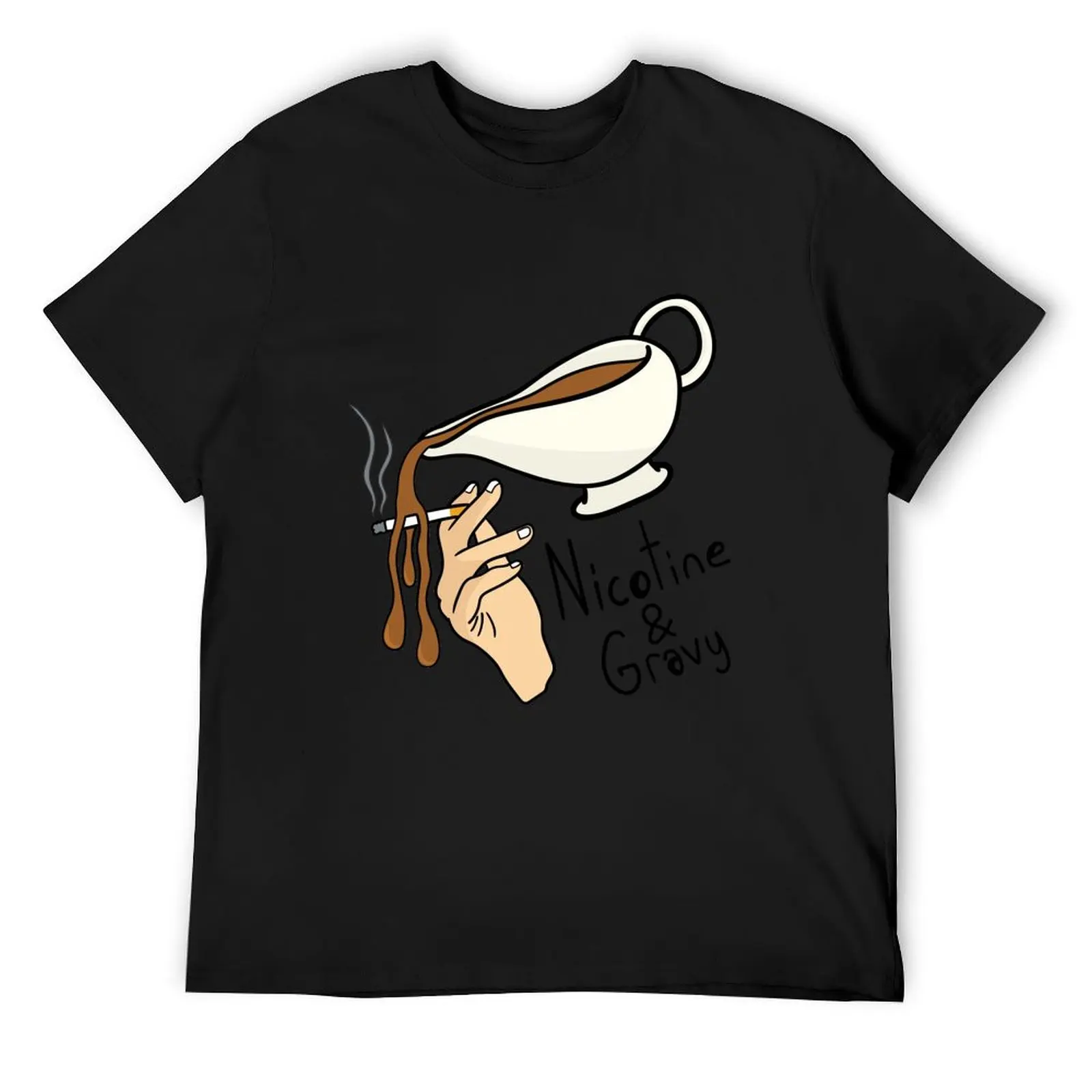 Nicotine & Gravy T-Shirt hippie clothes tops Short sleeve tee plus size clothes fruit of the loom mens t shirts
Nicotine & Gravy T-Shirt hippie clothes tops Short sleeve tee plus size clothes fruit of the loom mens t shirts