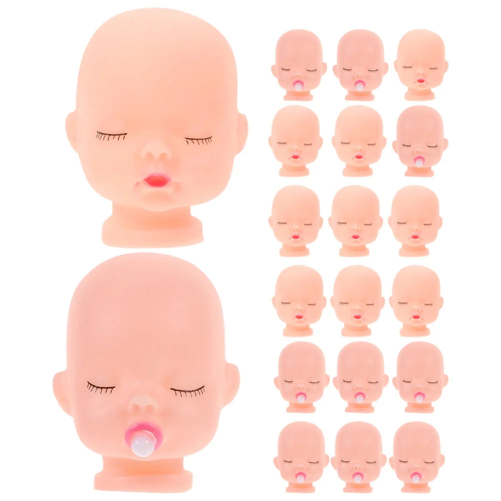 20 Pcs Sleeping Head Making Supplies Delicate Heads Toy Parts for Practical Crafts
20 Pcs Sleeping Head Making Supplies Delicate Heads Toy Parts for Practical Crafts