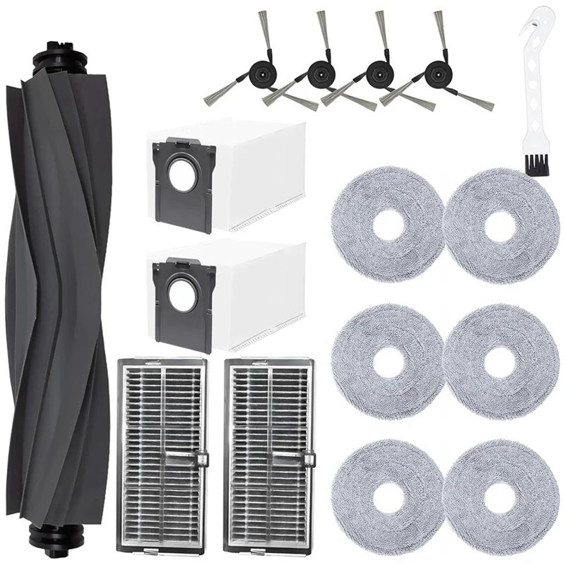 For Dreame X40 Ultra / X40 Pro / S30 Pro Ultra Vacuum Cleaner Main Side Brush Hepa Filter Mop Cloth Dust Bags Parts
For Dreame X40 Ultra / X40 Pro / S30 Pro Ultra Vacuum Cleaner Main Side Brush Hepa Filter Mop Cloth Dust Bags Parts