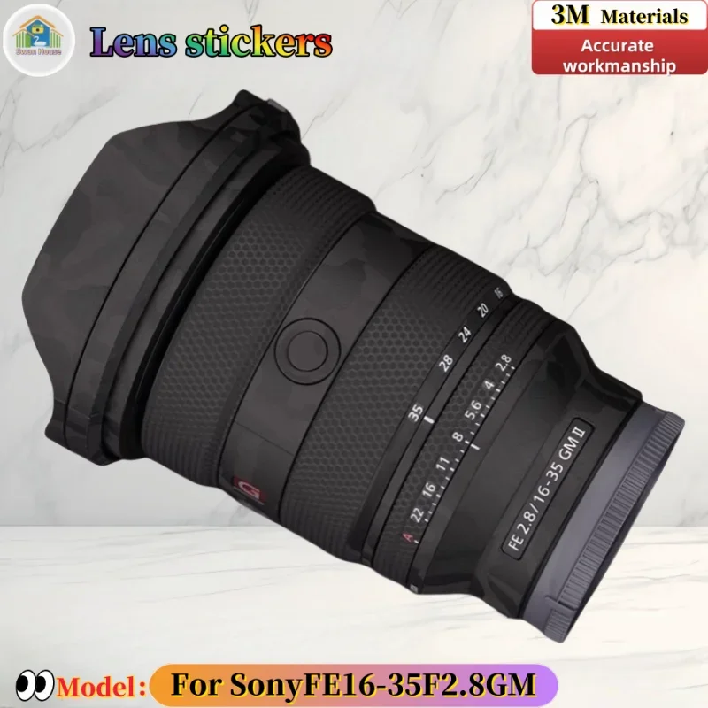 FE16-35F2.8GM For Sony FE16-35 F2.8 GM Camera lens sticker, DIY skin, Precision tailoring wear-resistant protective film
FE16-35F2.8GM For Sony FE16-35 F2.8 GM Camera lens sticker, DIY skin, Precision tailoring wear-resistant protective film