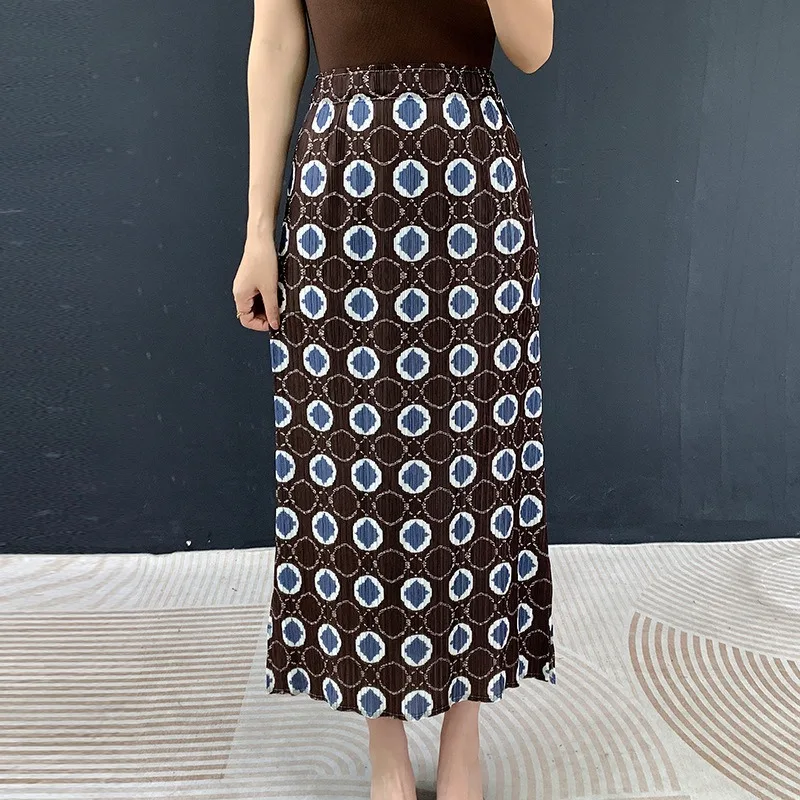 Miyake Summer Pleated Printed Skirt 2026 New Miyake Pleats Women Vintage Printed High Waist Jupe Slim Straight Mid-Length Skirt
Miyake Summer Pleated Printed Skirt 2026 New Miyake Pleats Women Vintage Printed High Waist Jupe Slim Straight Mid-Length Skirt