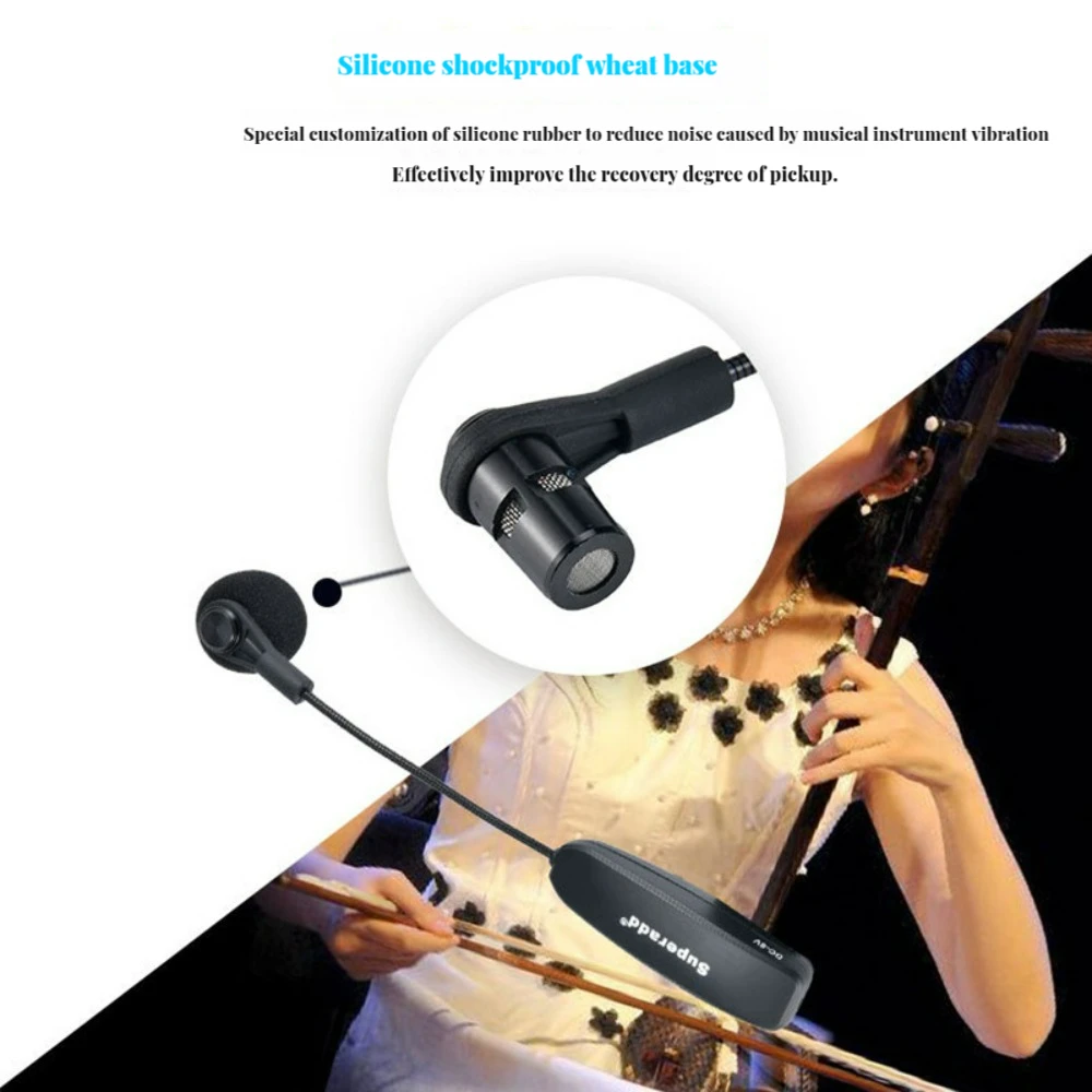 Wireless Instrument Microphone Receiver Transmitter Stage Performance Sound Pickup for Horn Trumpet Clarinet Erhu Musical
Wireless Instrument Microphone Receiver Transmitter Stage Performance Sound Pickup for Horn Trumpet Clarinet Erhu Musical