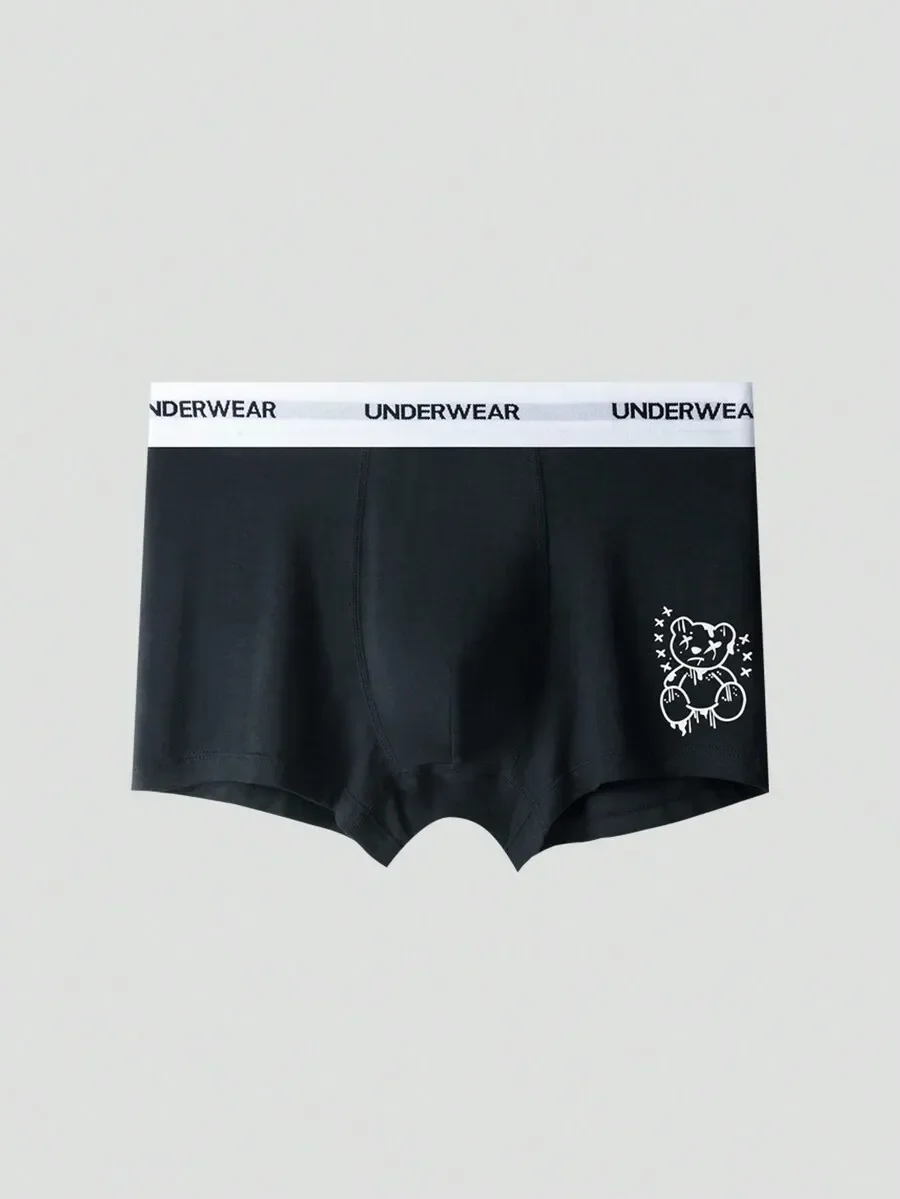 5 Pcs Men Boxer Briefs Plus Size Cotton Blend With Bear Print
5 Pcs Men Boxer Briefs Plus Size Cotton Blend With Bear Print