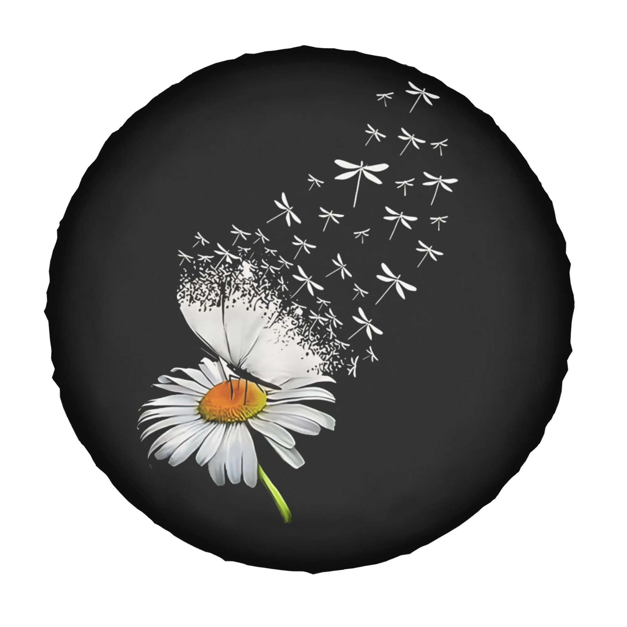 Daisy Butterfly Transforming Dragonflies Spare Tire Cover Waterproof Polyester Protector for SUV Truck
Daisy Butterfly Transforming Dragonflies Spare Tire Cover Waterproof Polyester Protector for SUV Truck