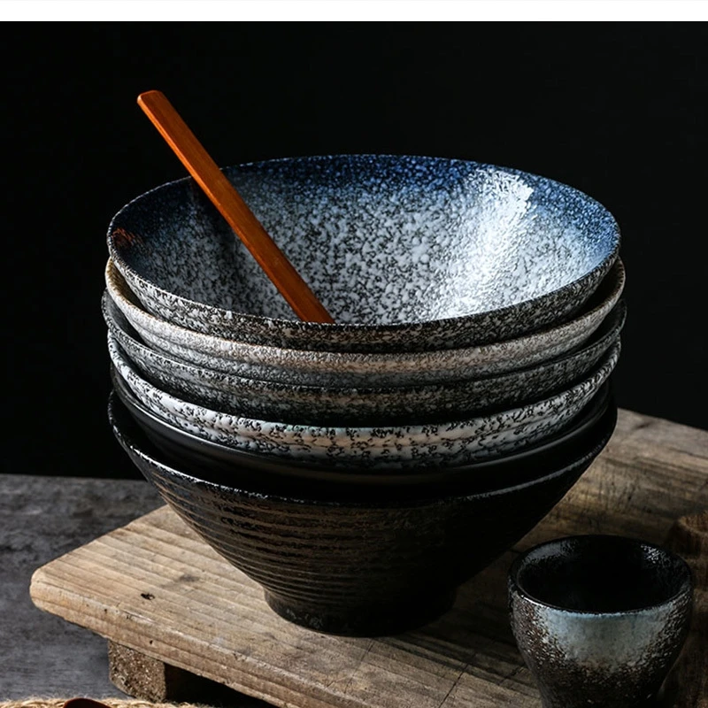 Керамическая шляпа в японском стиле, 9 дюймов, 8-дюймовая посуда большой емкости, ресторан с лапшой
Керамическая шляпа в японском стиле, 9 дюймов, 8-дюймовая посуда большой емкости, ресторан с лапшой