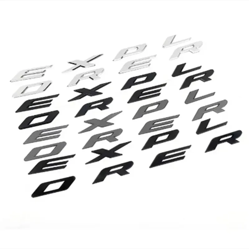 3D ABS Chrome Black Letters Explorer Logo Car Front Hood Emblem Bonnet Badge Sticker For Explorer 2011-2023 Accessories
3D ABS Chrome Black Letters Explorer Logo Car Front Hood Emblem Bonnet Badge Sticker For Explorer 2011-2023 Accessories