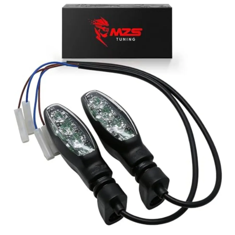 Motorcycle Turn Signal Lights Compatible with Tiger 800 900 1200 16-20/ Speed Triple 16-20/ Street Triple R RS 18-20/ Speed Twi
Motorcycle Turn Signal Lights Compatible with Tiger 800 900 1200 16-20/ Speed Triple 16-20/ Street Triple R RS 18-20/ Speed Twi