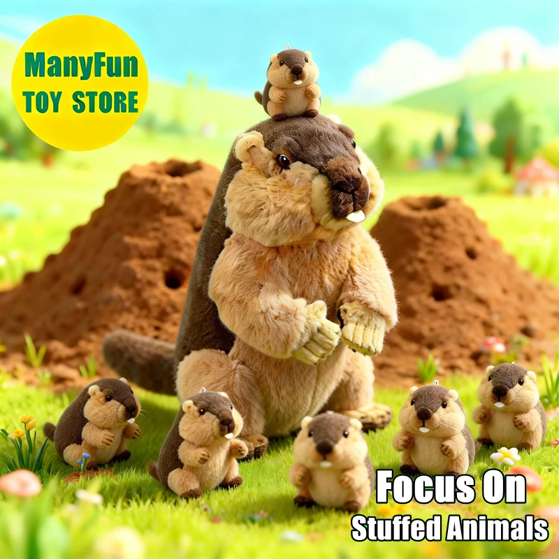 Marmot Plush Toy Realistic Rock Chuck Plushie Lifelike Groundhog Stuffed Animal Simulation Doll Toy Collectors Gift
Marmot Plush Toy Realistic Rock Chuck Plushie Lifelike Groundhog Stuffed Animal Simulation Doll Toy Collectors Gift
