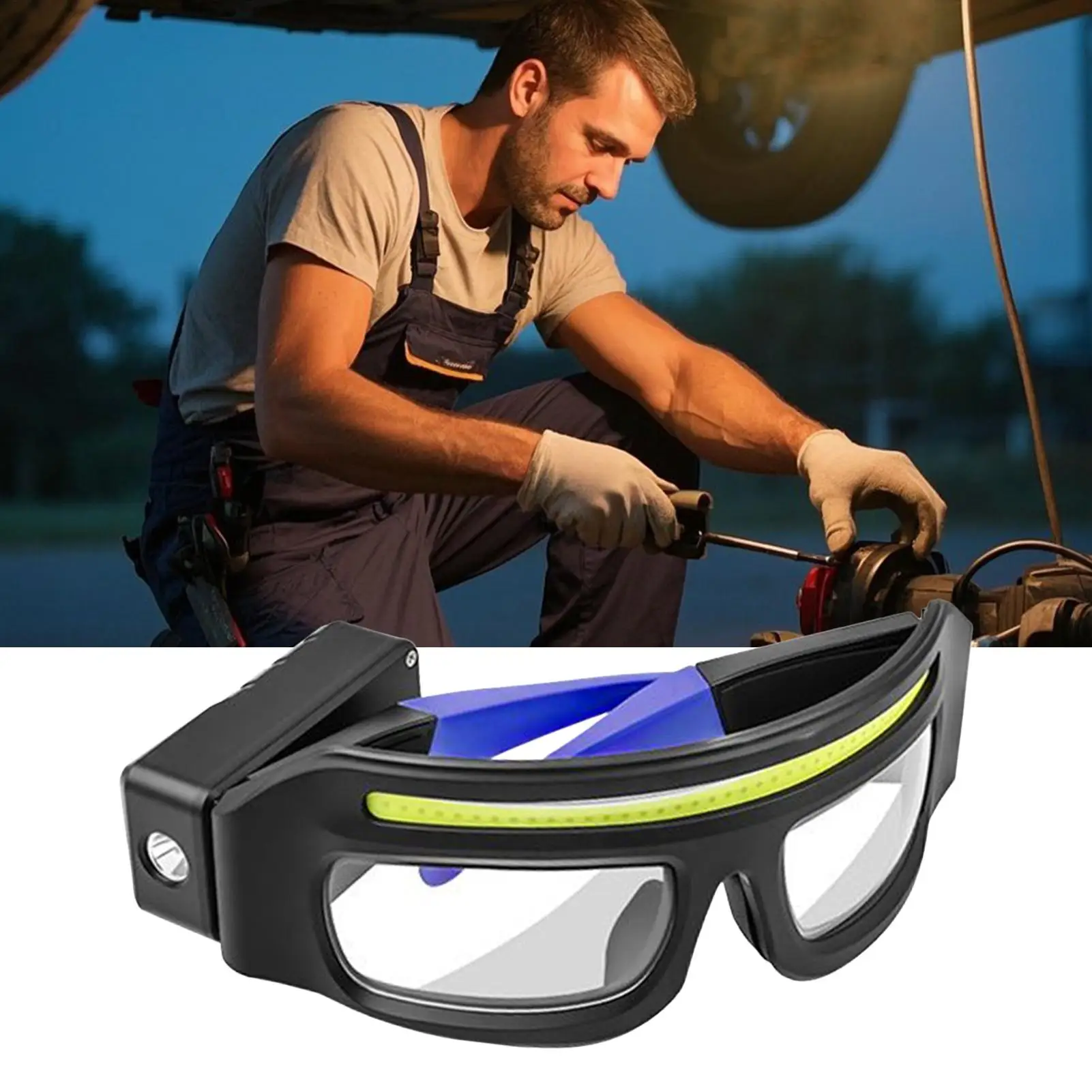 Work Glasses for Men Safety Cycling Glasses for Men Anti-Fog Eyewear with TYPE-C Light for Women Men Work Site Motorcycle Dust
Work Glasses for Men Safety Cycling Glasses for Men Anti-Fog Eyewear with TYPE-C Light for Women Men Work Site Motorcycle Dust